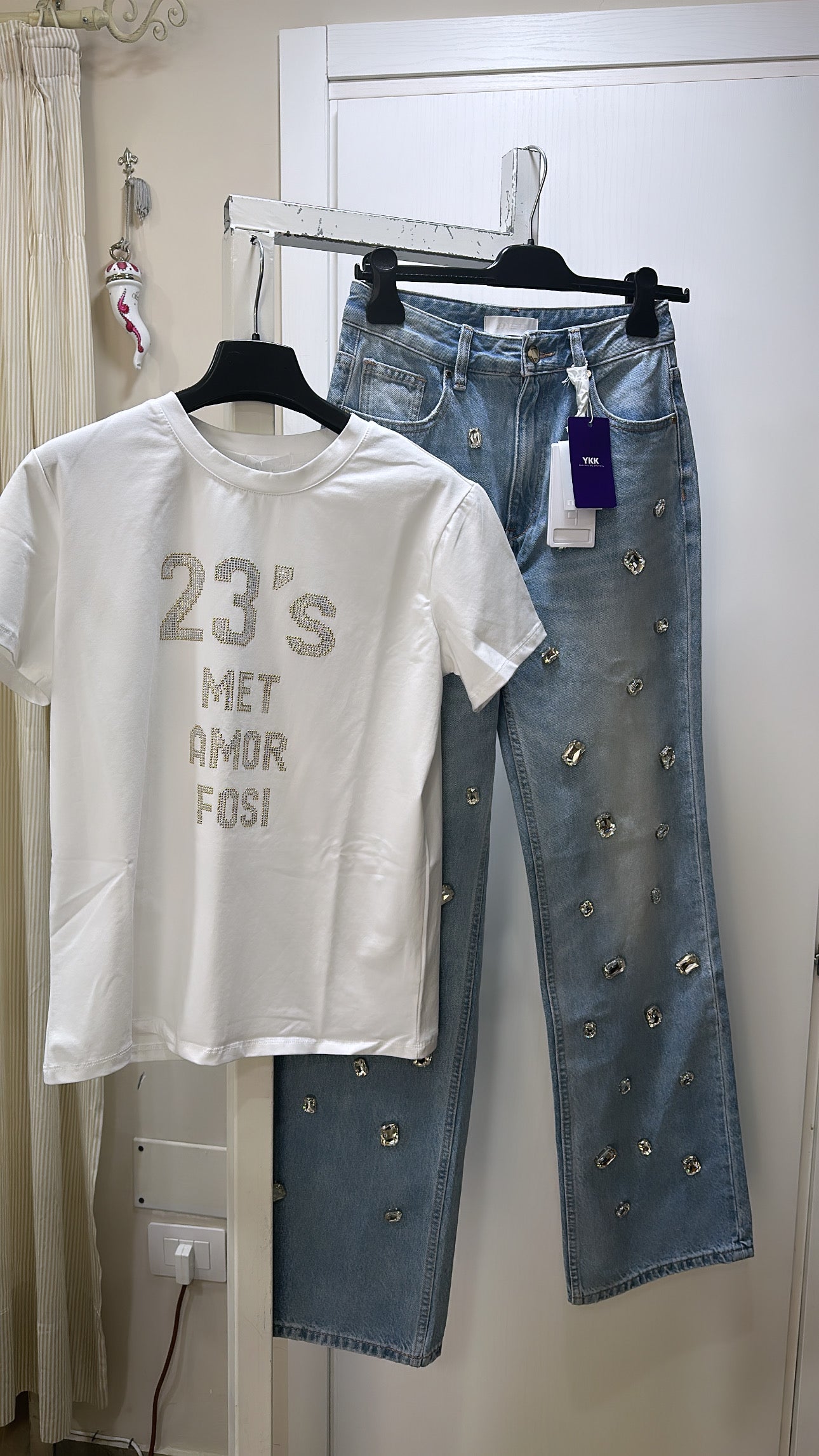 JEANS MET CON SWAROVSKI