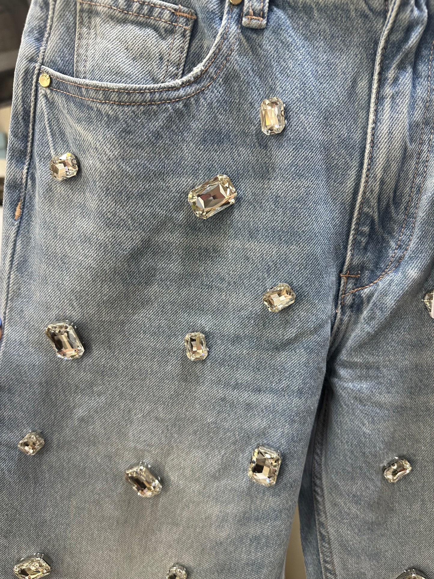 JEANS MET CON SWAROVSKI