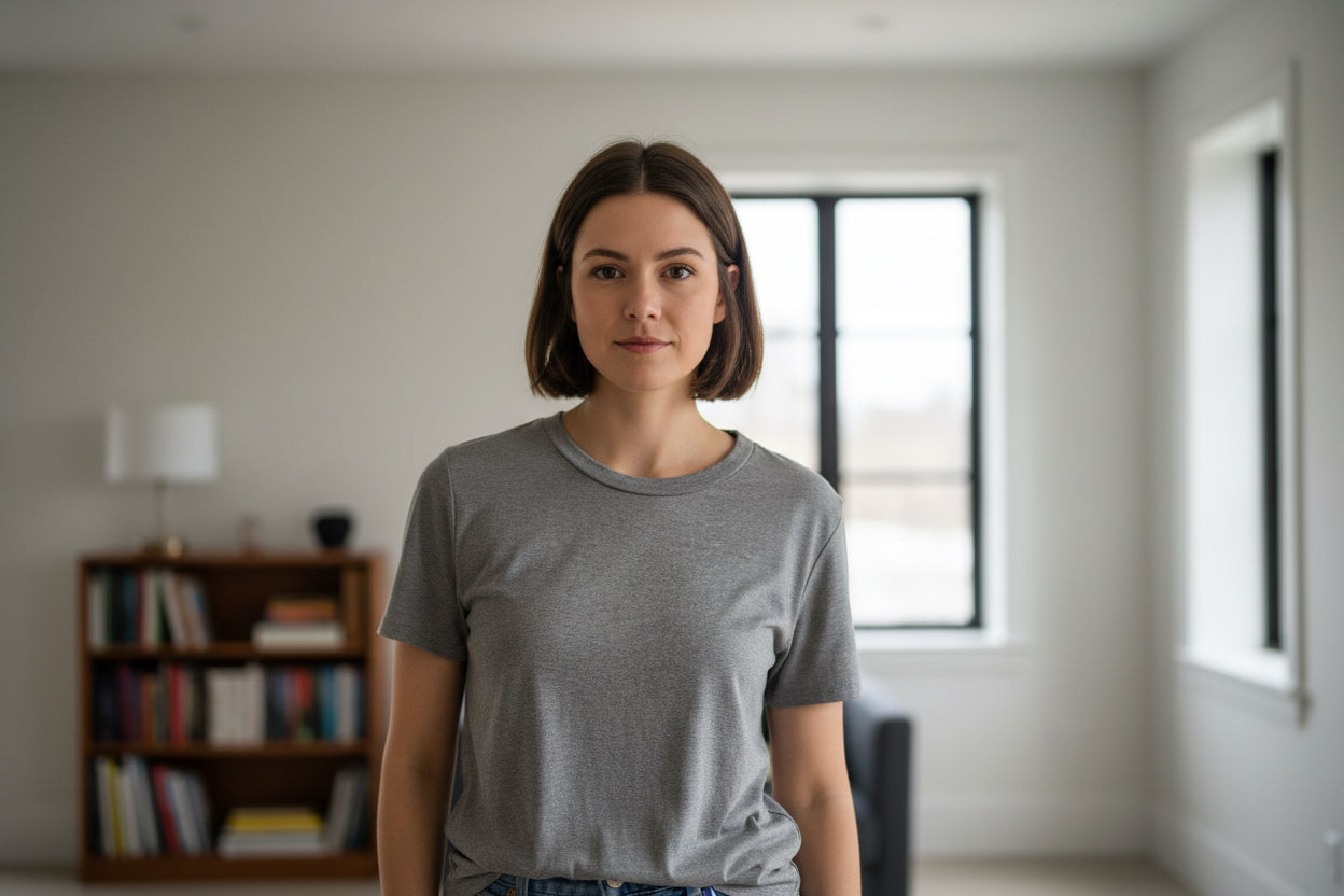 T-shirt sotto giacca after