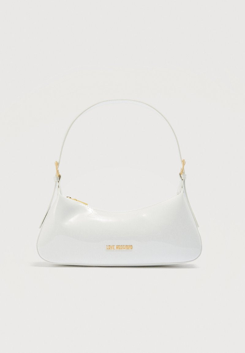Borsa a spalla con logo Love moschino
