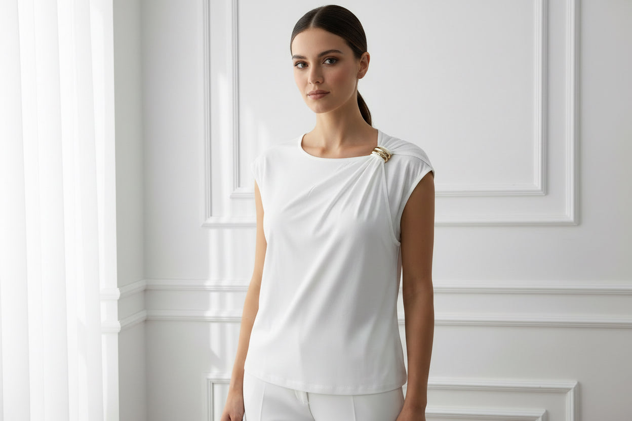 T-shirt con nodo donna blash 2026