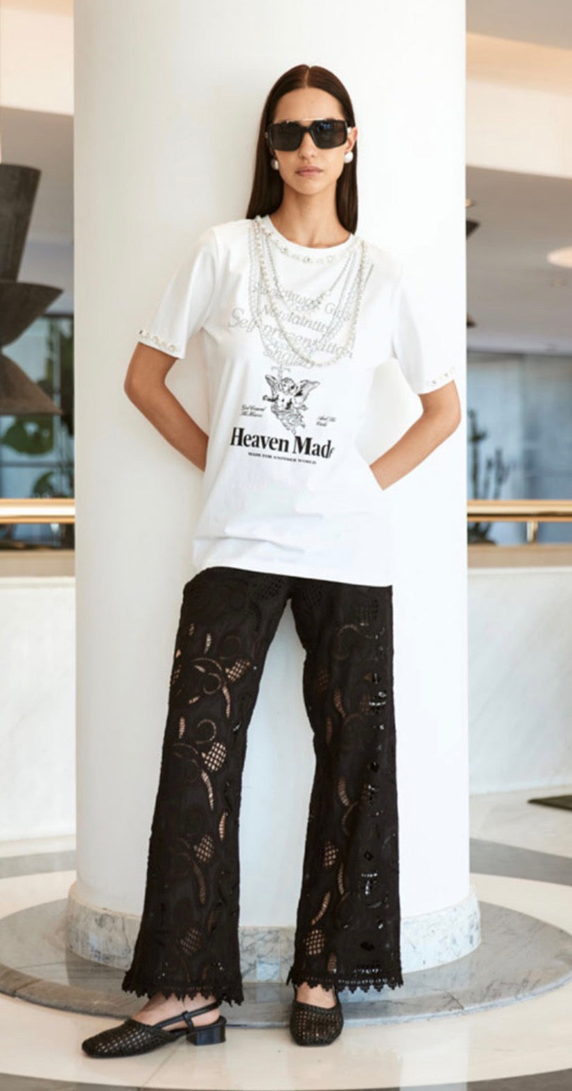 T-shirt trash and luxury