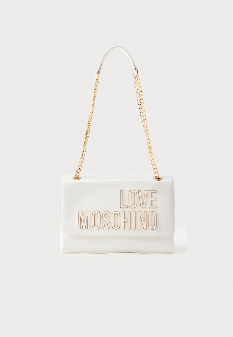 ENAMELED LOGO - Borsa a mano LOVE MOSCHINO