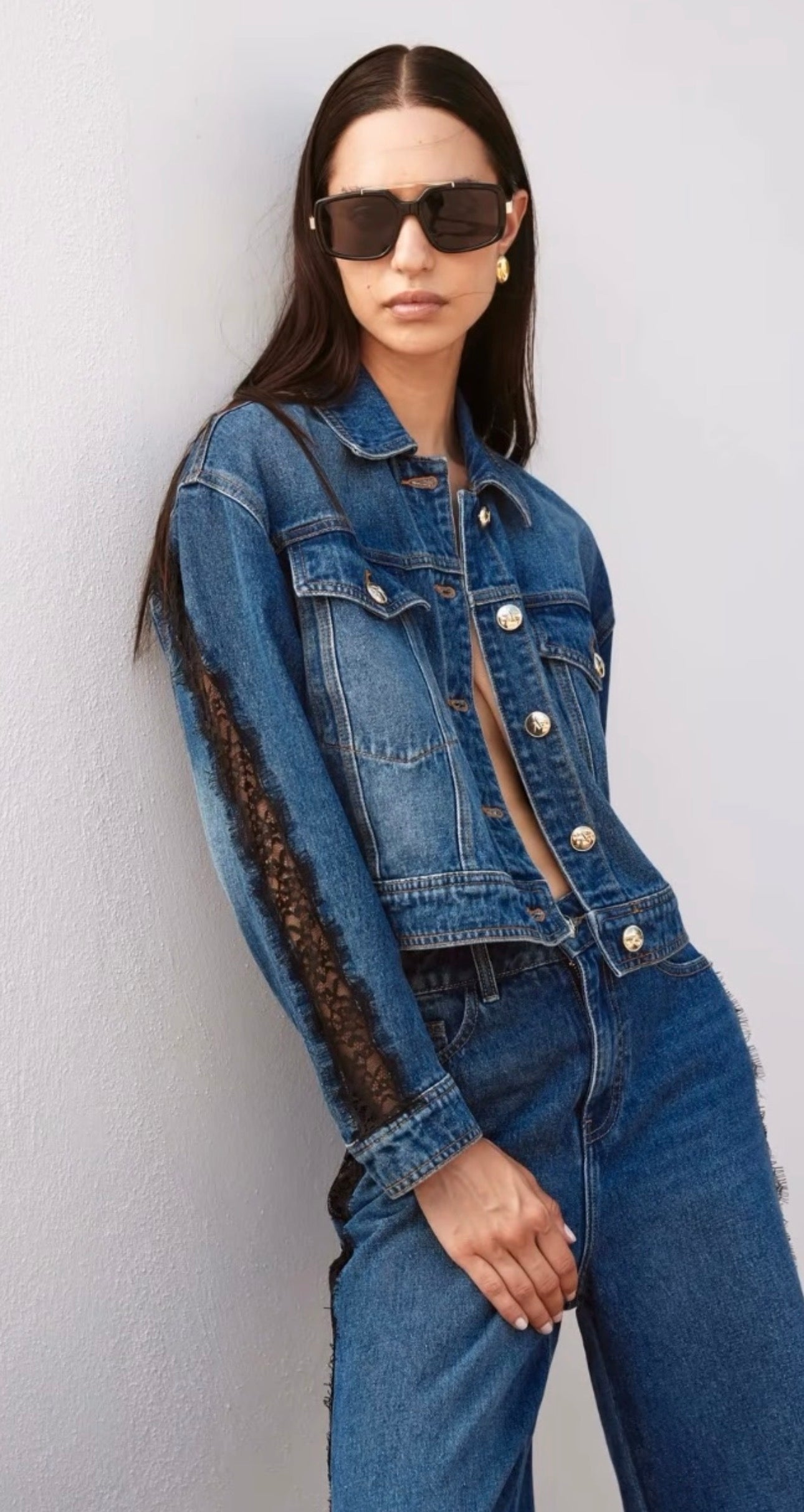 Giubbino in jeans trash and luxury
