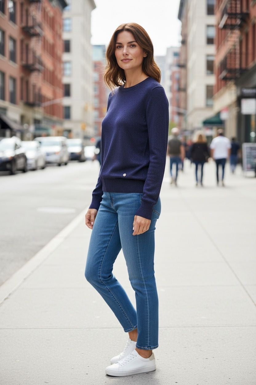 Maglioncino glitter fresh flower