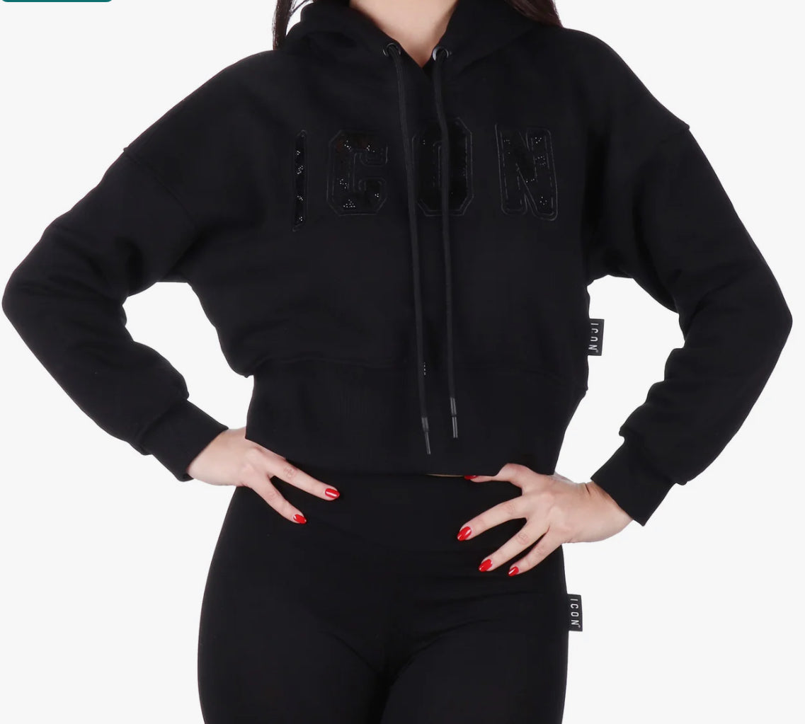 Felpa con cappuccio icon donna