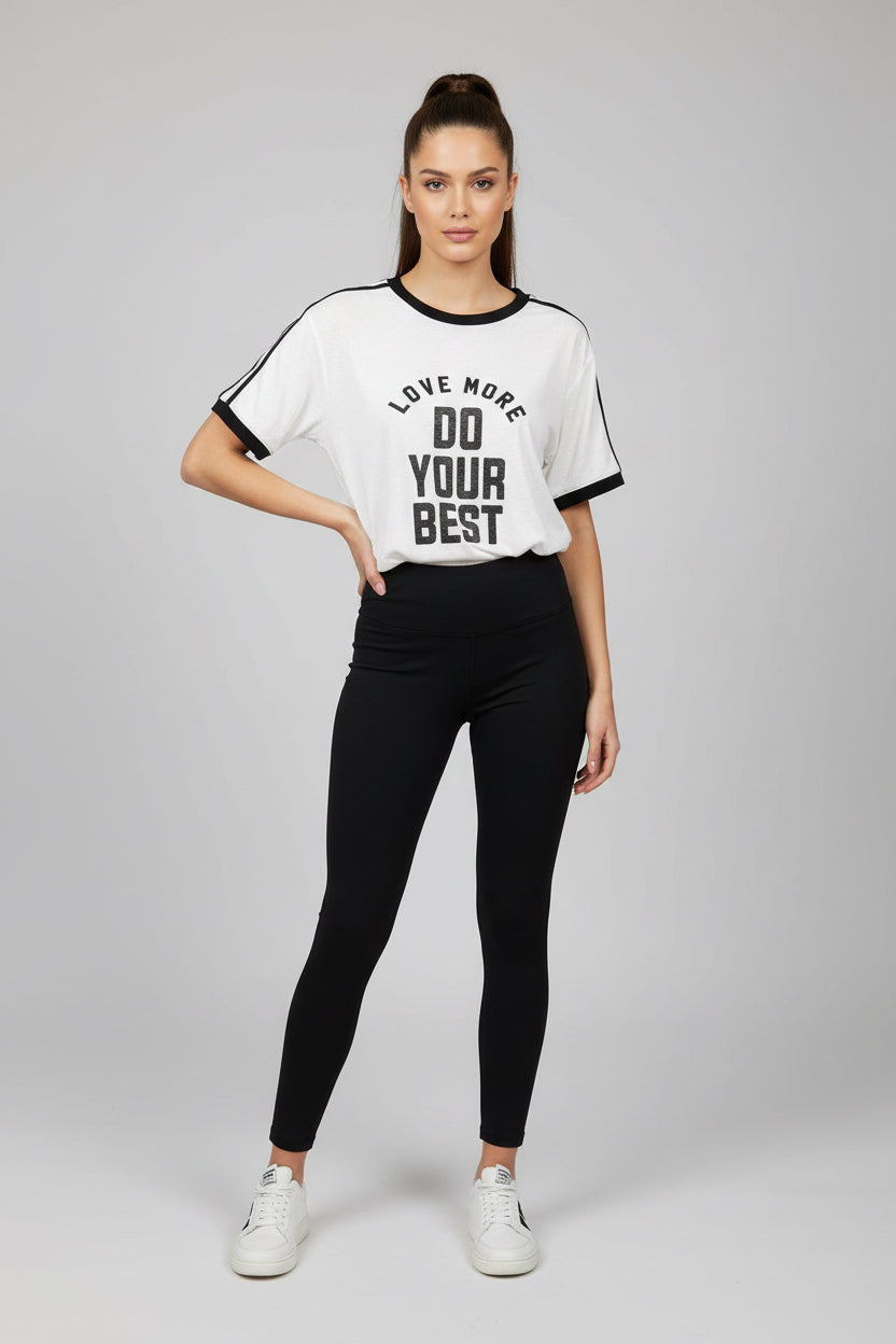T-shirt trash and luxury