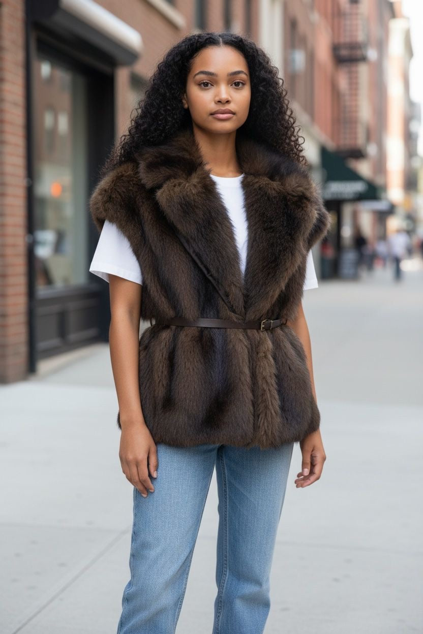 Gilet pelliccia le streghe