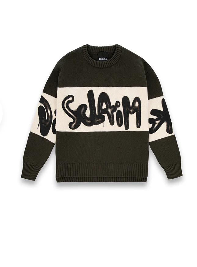 Maglione uomo disclaimer