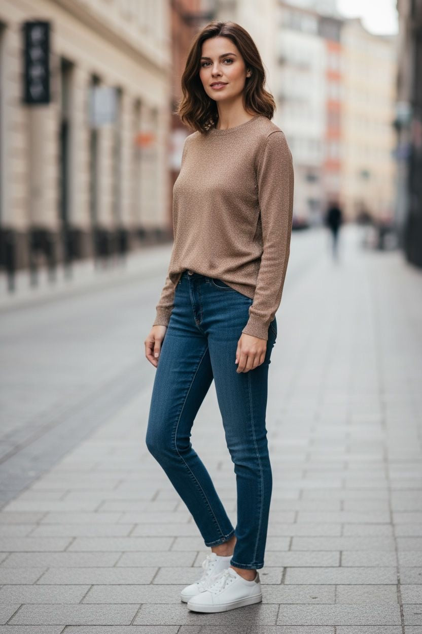 Maglioncino glitter fresh flower