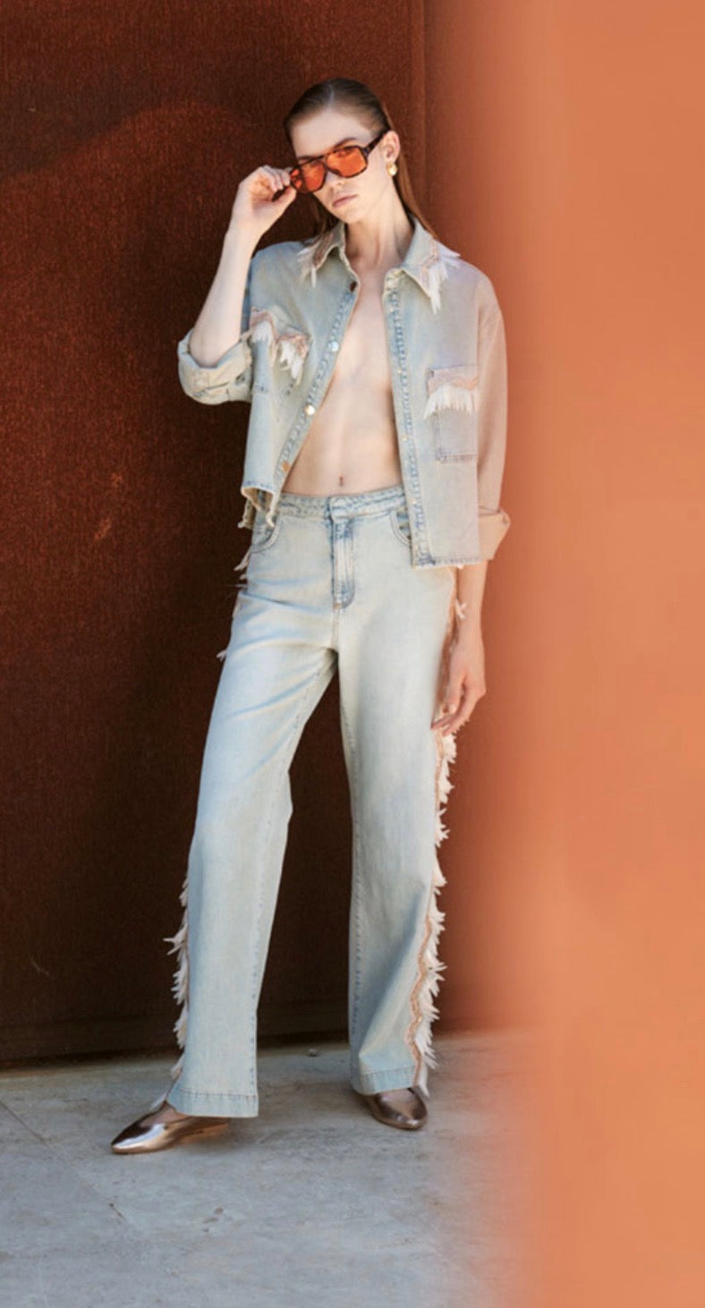 Jeans trash and luxury