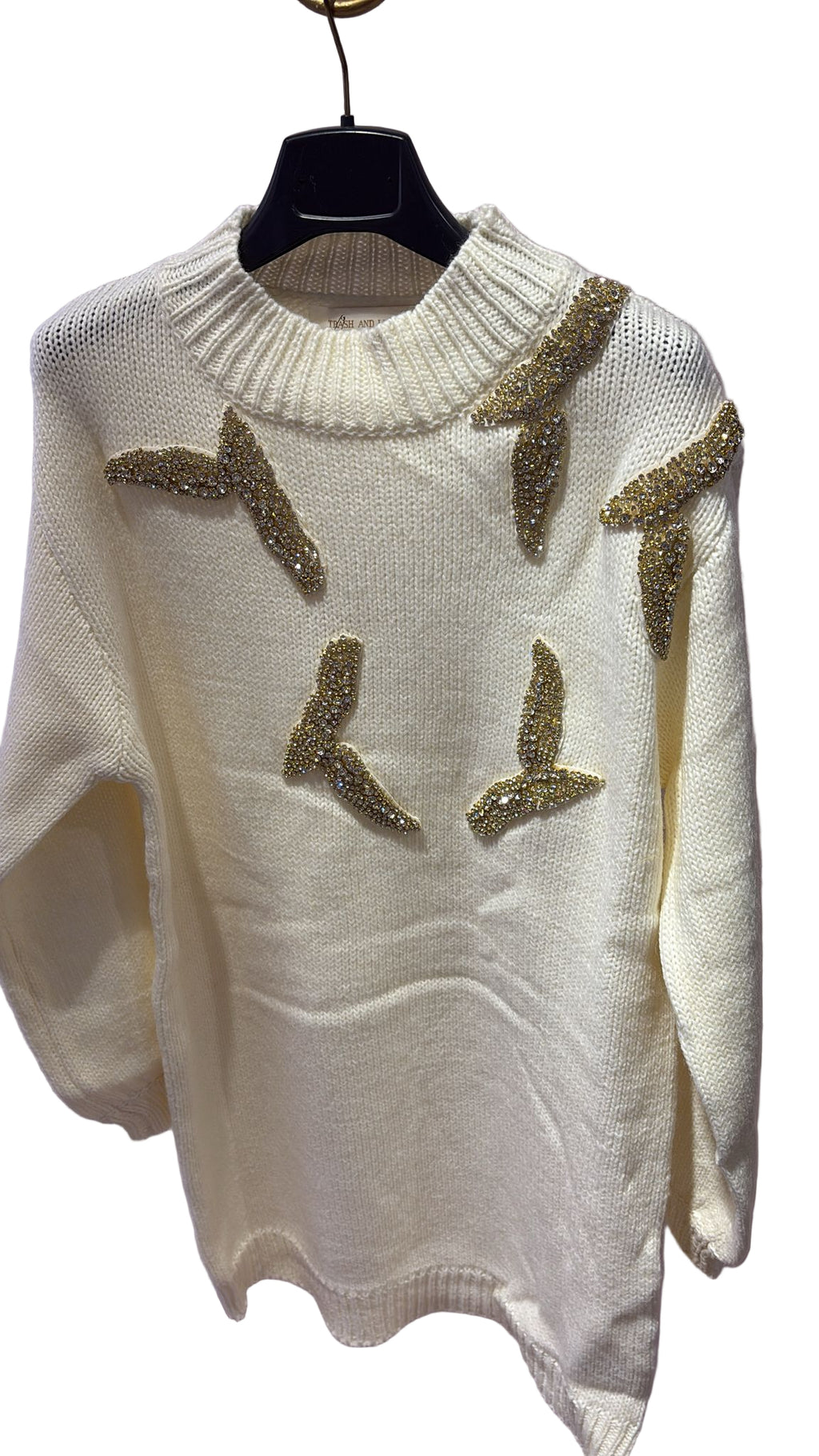 Abito bianco trash and luxury