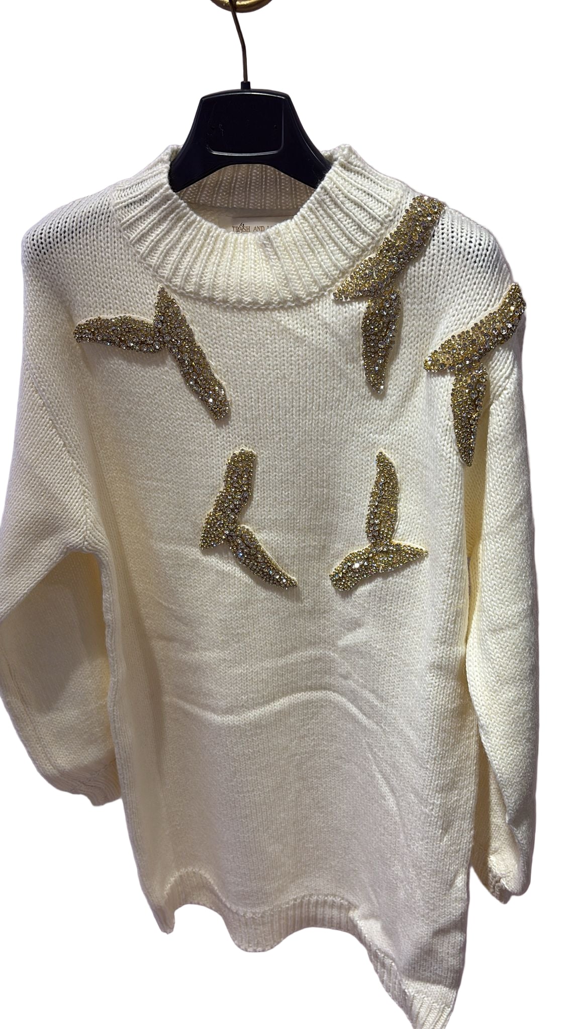 Abito bianco trash and luxury