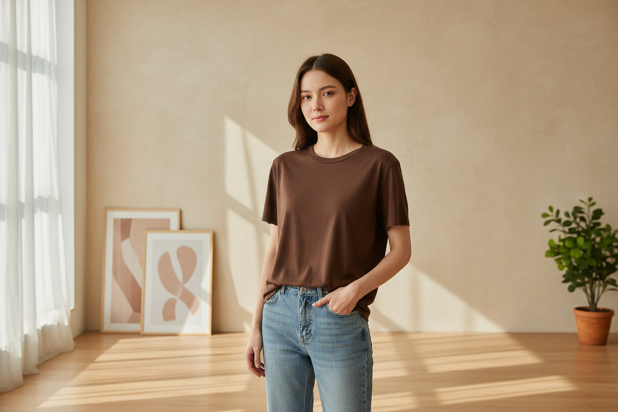 T-shirt sotto giacca after