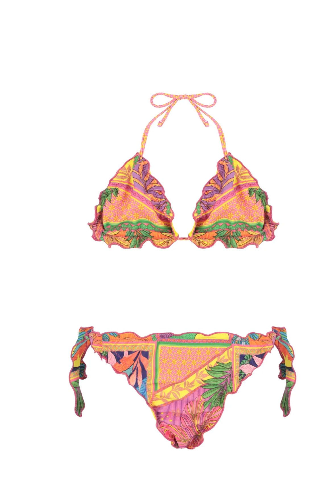 BIKINI BAMBINA TRIANGOLO CON SLIP LACCI POP 4GIVENESS