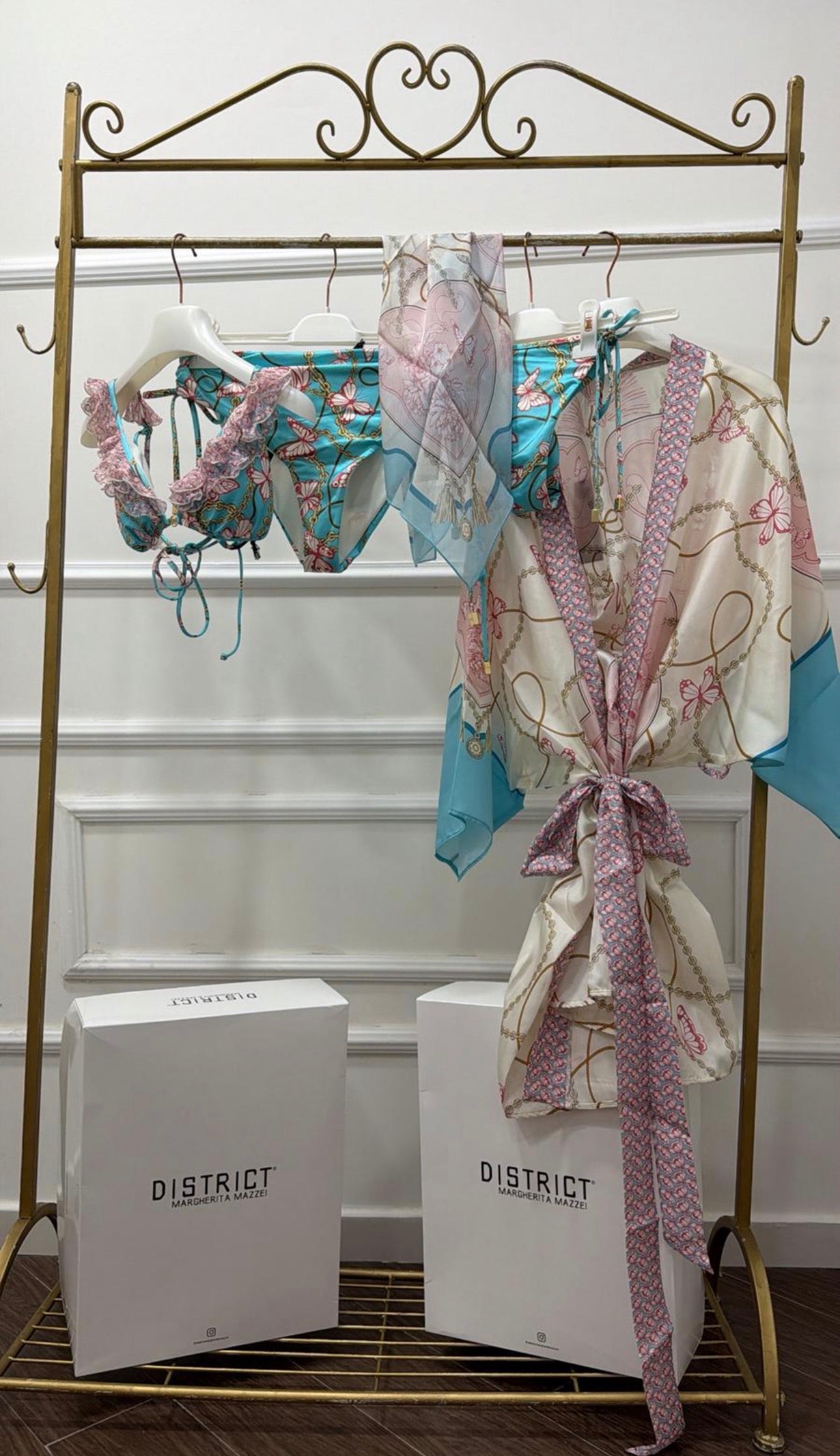 Costume 2pezzi con Slip coulisse District Margherita mazzei