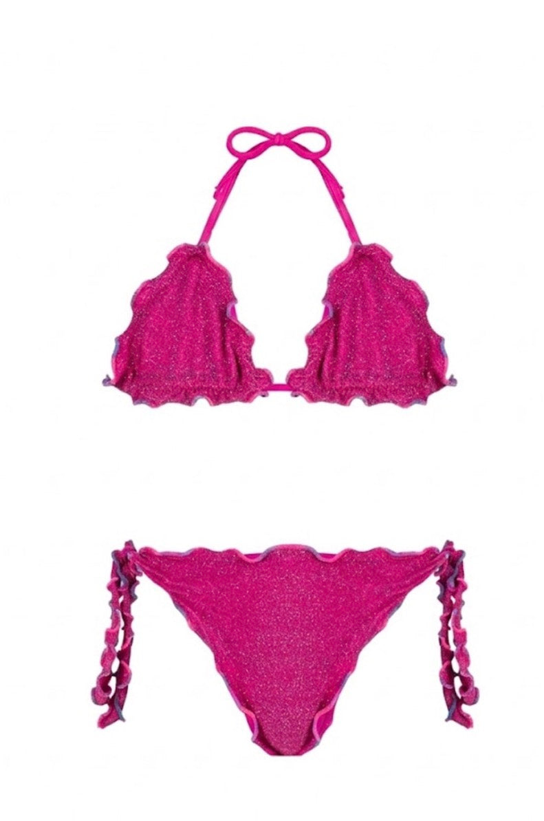 BIKINI TRIANGOLO BAMBINA COLOR LUREX 4GIVENESS