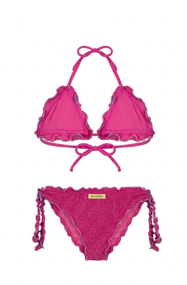 BIKINI TRIANGOLO BAMBINA COLOR LUREX 4GIVENESS
