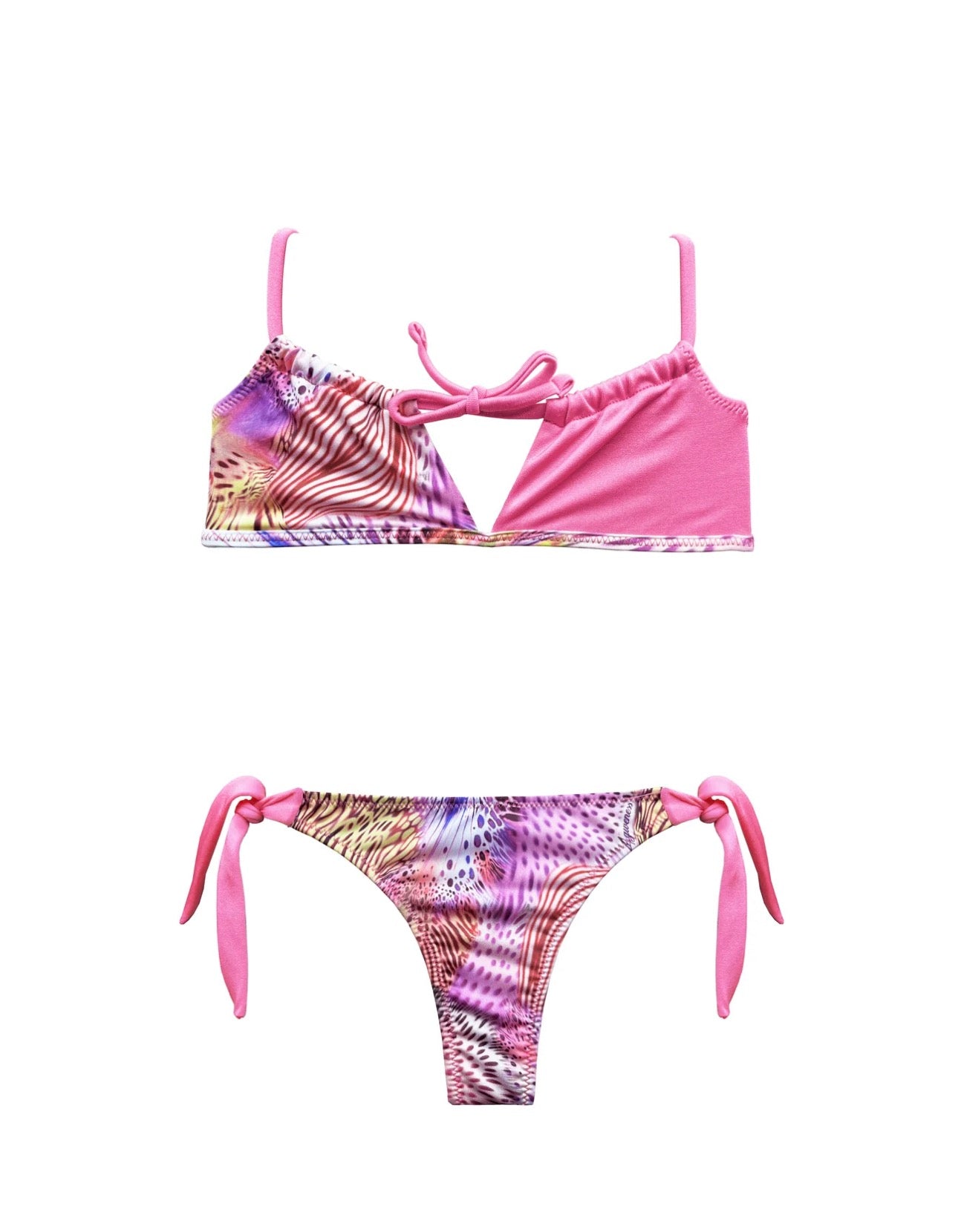 Costume bambina BIKINI PINK BUTTERFLY 4GIVENESS