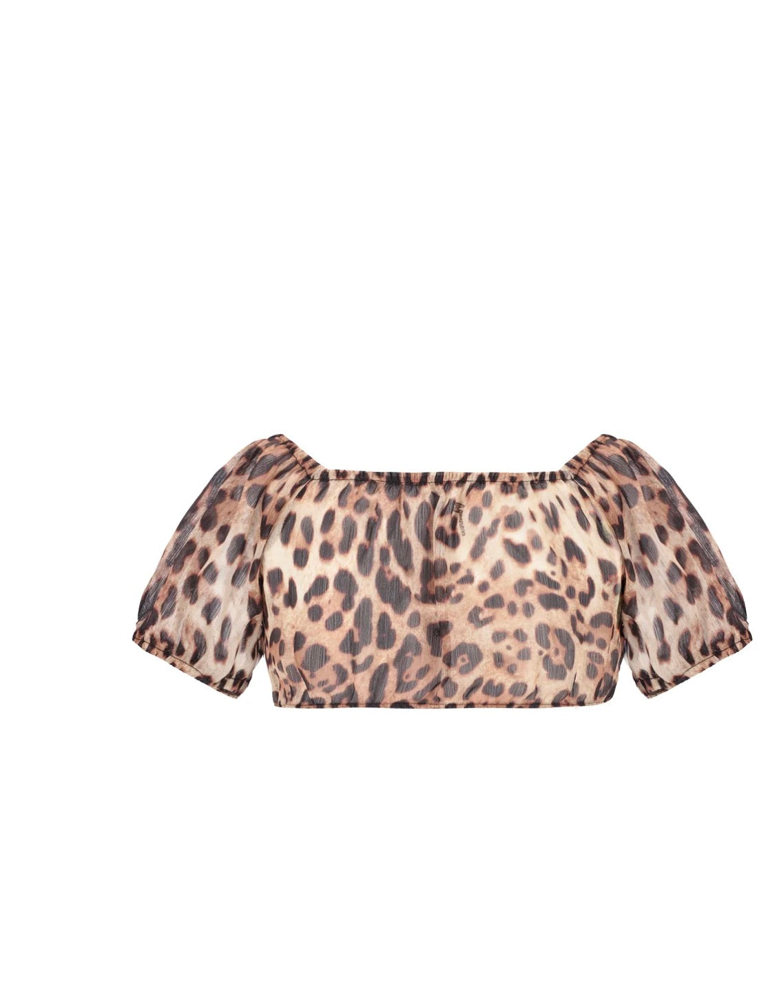 CROP TOP BAMBINA MM IN GEORGETTE FANTASIA LEO 4GIVENESS