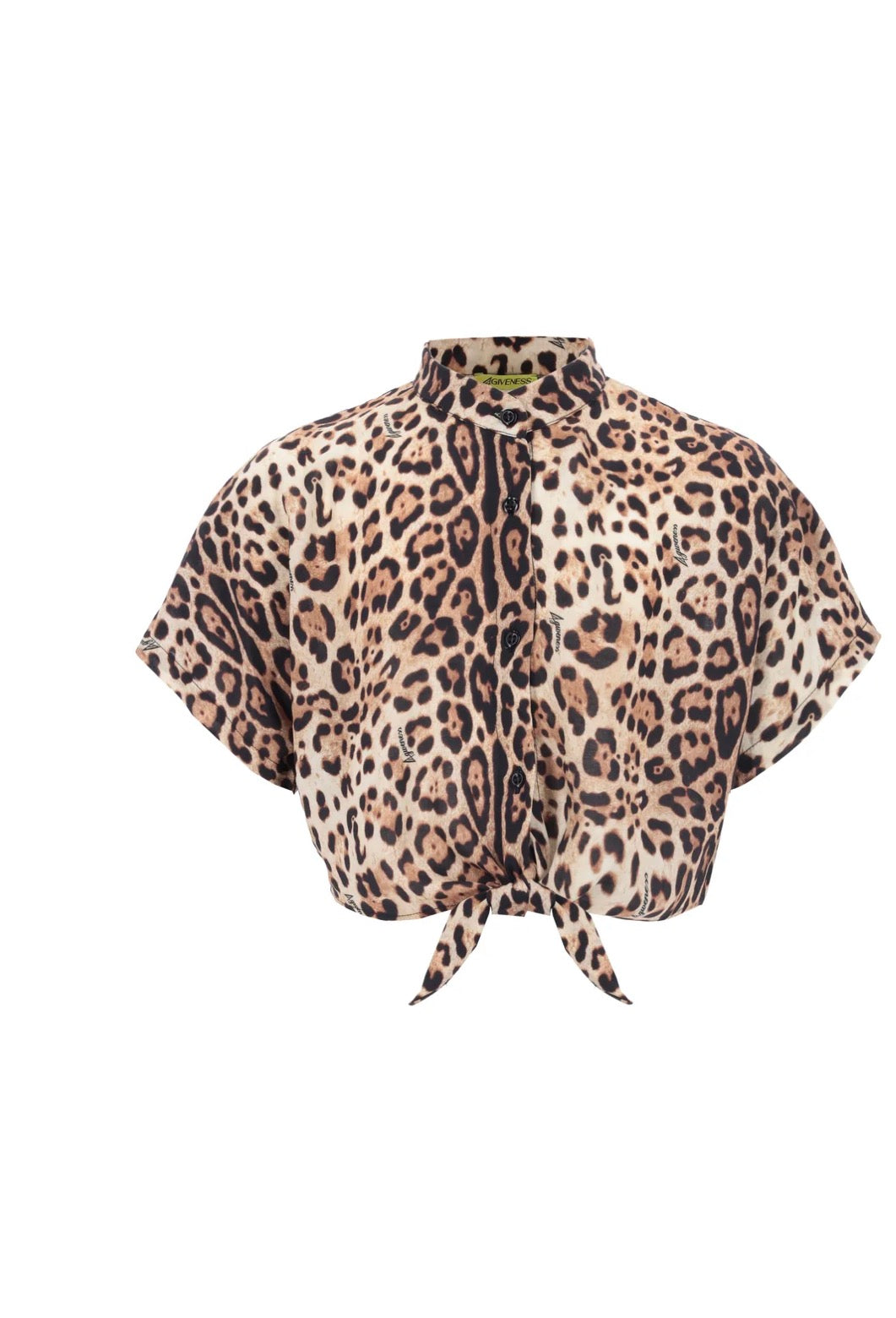 CAMICIA CROP CON NODO LEO BAMBINA 4GIVENESS