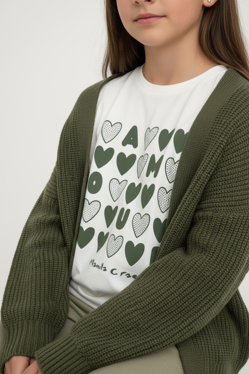 Maglia maniche lunghe bambina manila grace