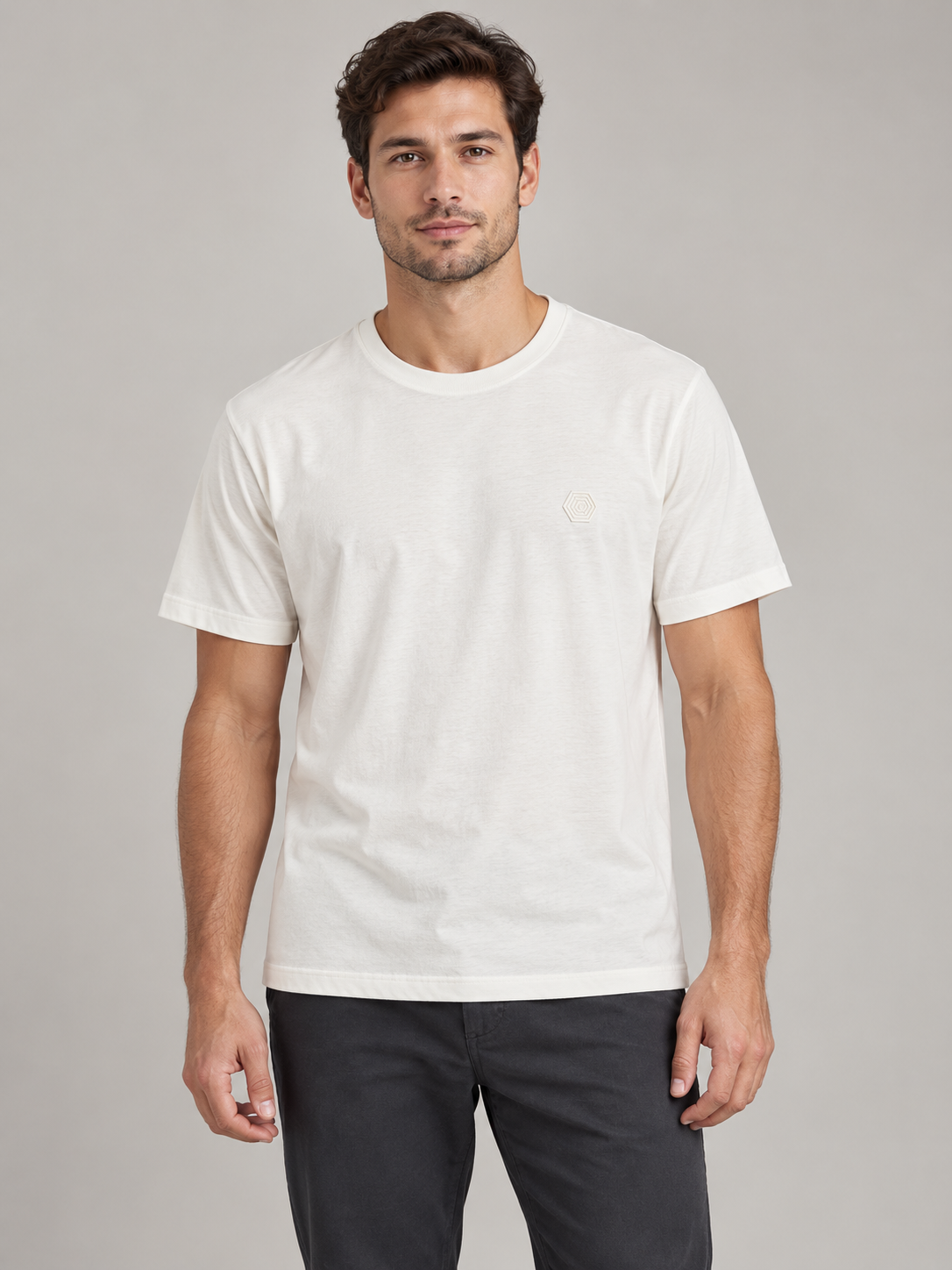Superior Vintage T-shirt girocollo bordeaux a maniche corte
