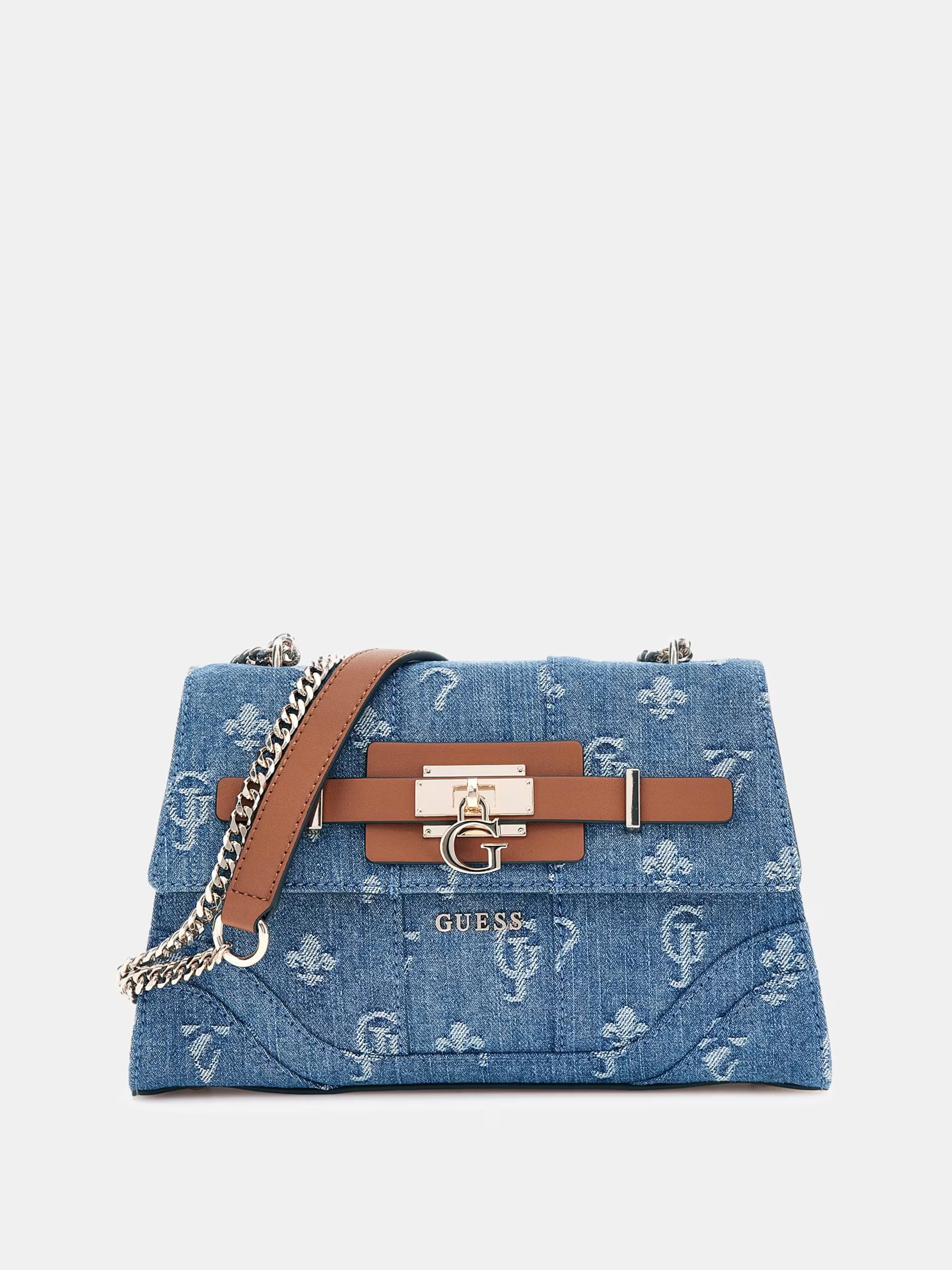 Borsa Tracolla Greyson denim guess donna