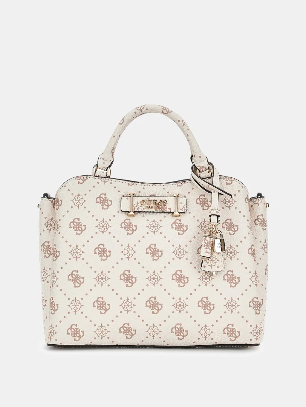 Borsa a mano con tracolla Silia 4G logo peony guess donna