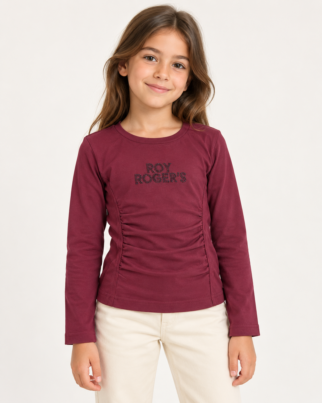 Maglia Roy Roger’s bordeaux - foto indossata generata