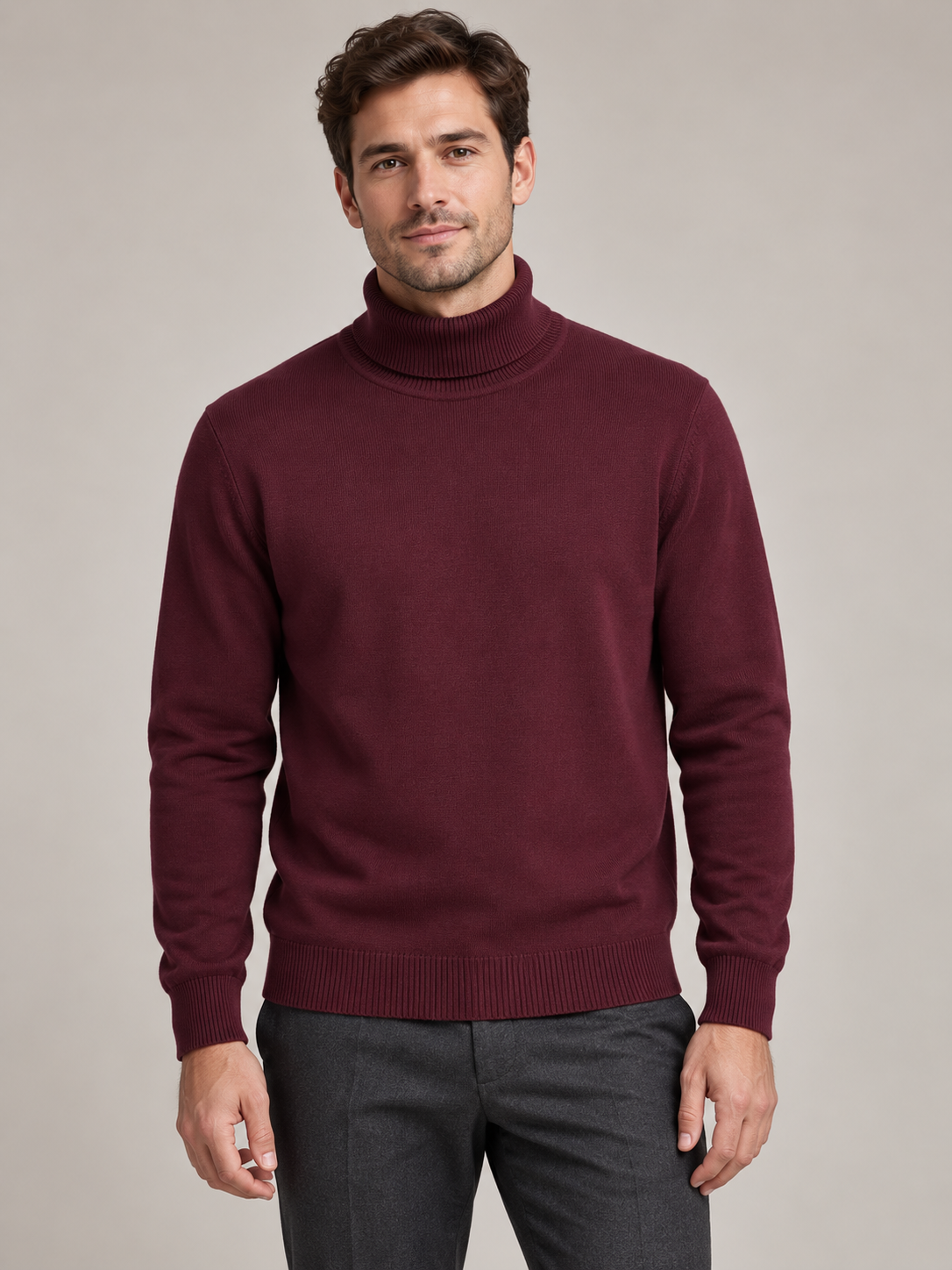 Dolcevita uomo Superior Vintage Bordeaux indossato